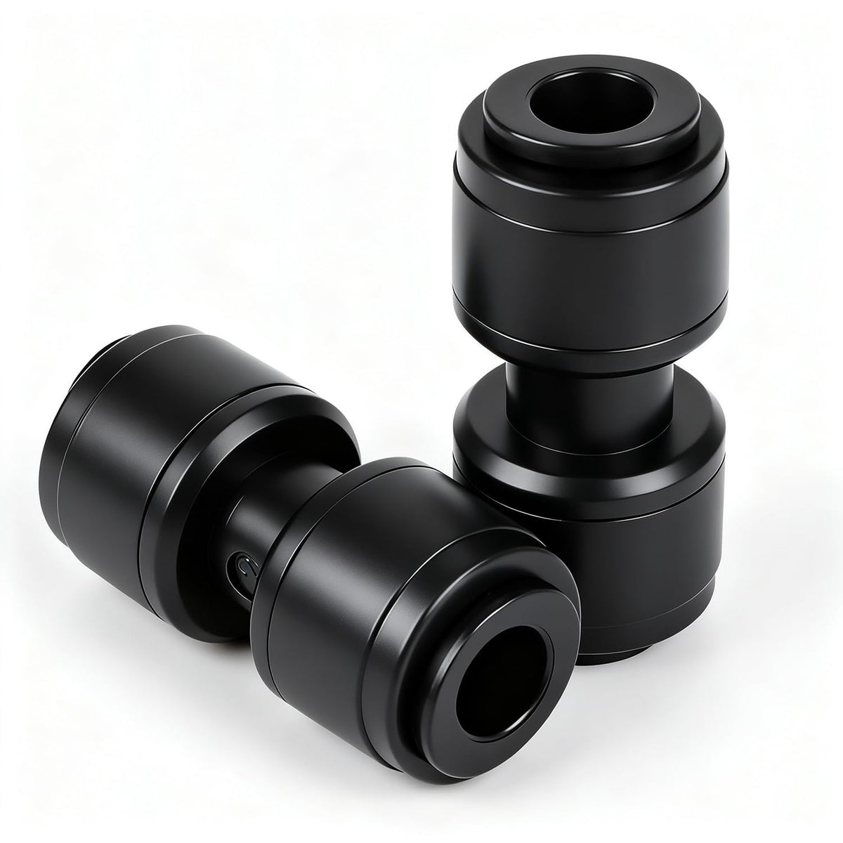 45 Pack Quick Connect 1/4 Inch Drip Irrigation Fittings Kit, 1/4" Dripline Push-to-Fit Connectors Assortment for 1/4-Inch Drip Tube for Garden Sprinkler Systems