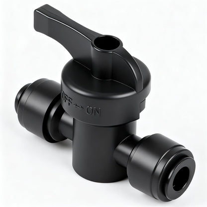 45 Pack Quick Connect 1/4 Inch Drip Irrigation Fittings Kit, 1/4" Dripline Push-to-Fit Connectors Assortment for 1/4-Inch Drip Tube for Garden Sprinkler Systems