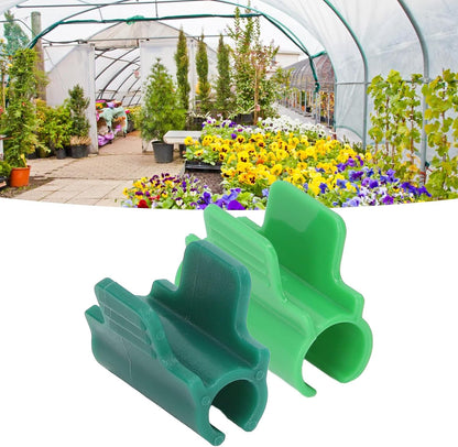 24 PCS Garden Clips,Garden Clips Greenhouse Clamps Film Row Cover Netting Tunnel Hoop Clip,Have a Strong Grip to Hold Down The Shade Cloth or Plant Cover on Garden Hoops or Greenhouse Hoops(19mm)