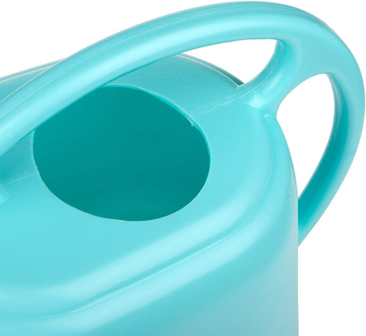 Plastic Watering Can, Bright Blue, 1-Gallon