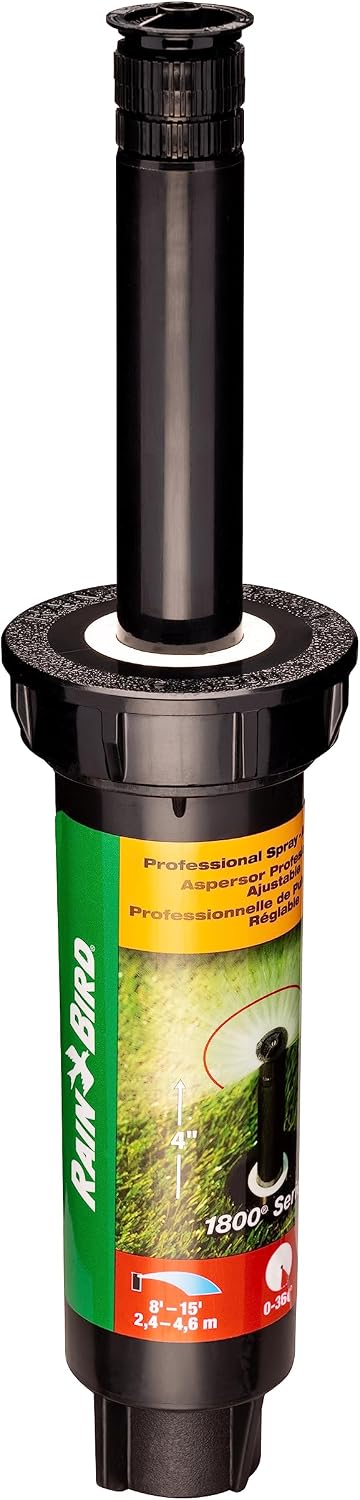 1804VAN Professional Pop-Up Sprinkler, Full Circle, 8-15 Feet, 4"