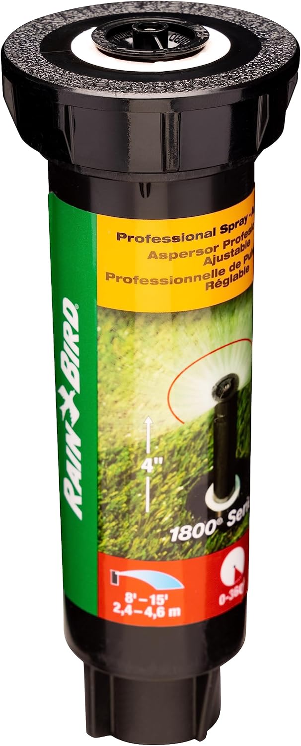 1804VAN Professional Pop-Up Sprinkler, Full Circle, 8-15 Feet, 4"