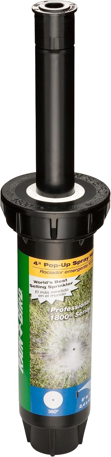 1804VAN Professional Pop-Up Sprinkler, Full Circle, 8-15 Feet, 4"