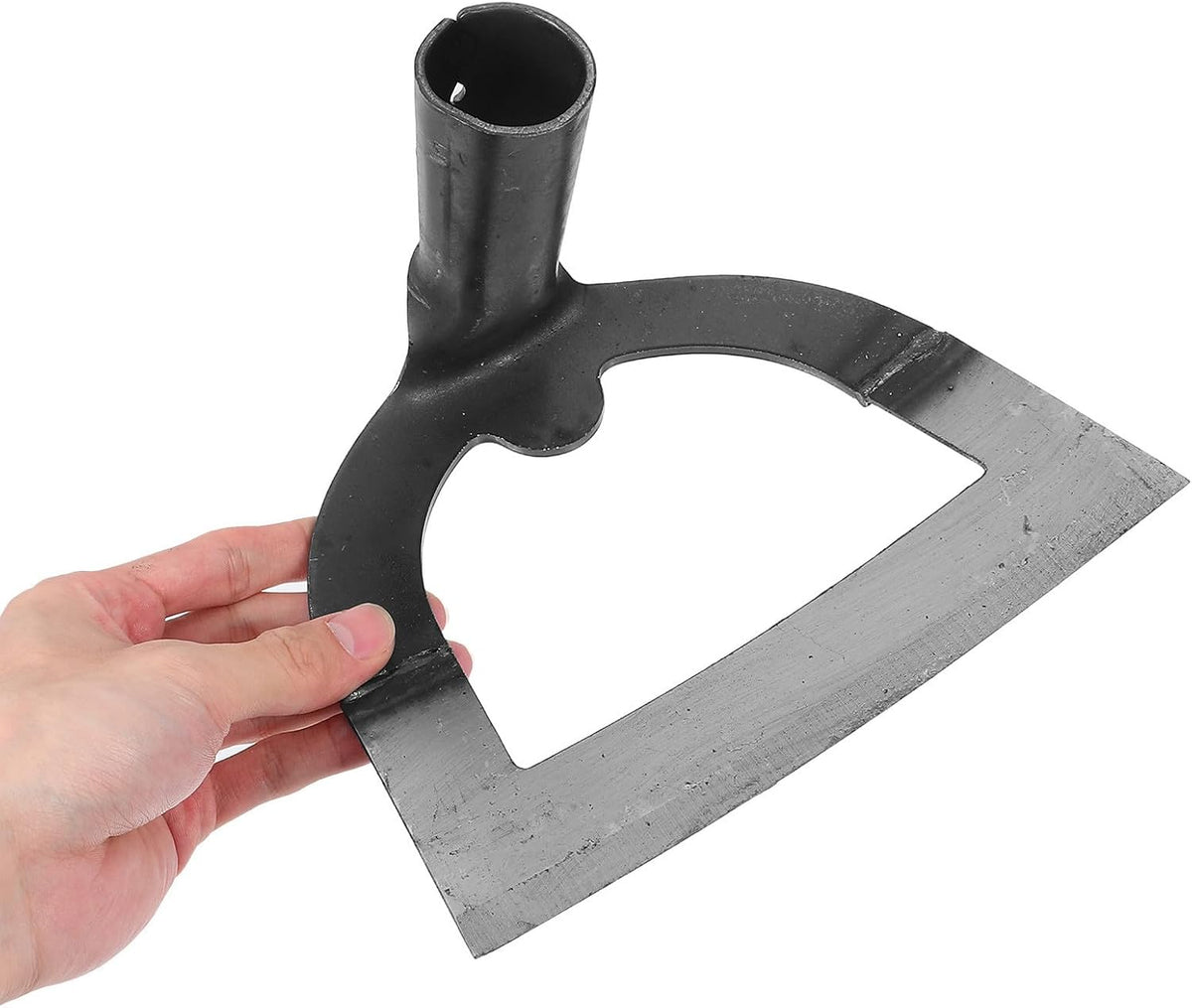 Hollow Hoe Garden Tool 8.38X6.69X4.80 Inch Heavy Duty Hand Tool for Weeding Soil Loosening Cultivating Backyard Gardening and Agriculture
