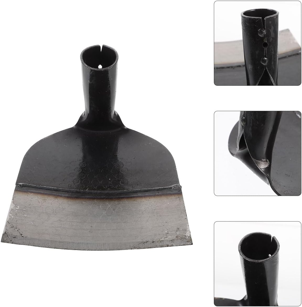Hollow Hoe Garden Tool 8.38X6.69X4.80 Inch Heavy Duty Hand Tool for Weeding Soil Loosening Cultivating Backyard Gardening and Agriculture
