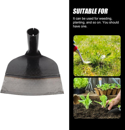 Hollow Hoe Garden Tool 8.38X6.69X4.80 Inch Heavy Duty Hand Tool for Weeding Soil Loosening Cultivating Backyard Gardening and Agriculture