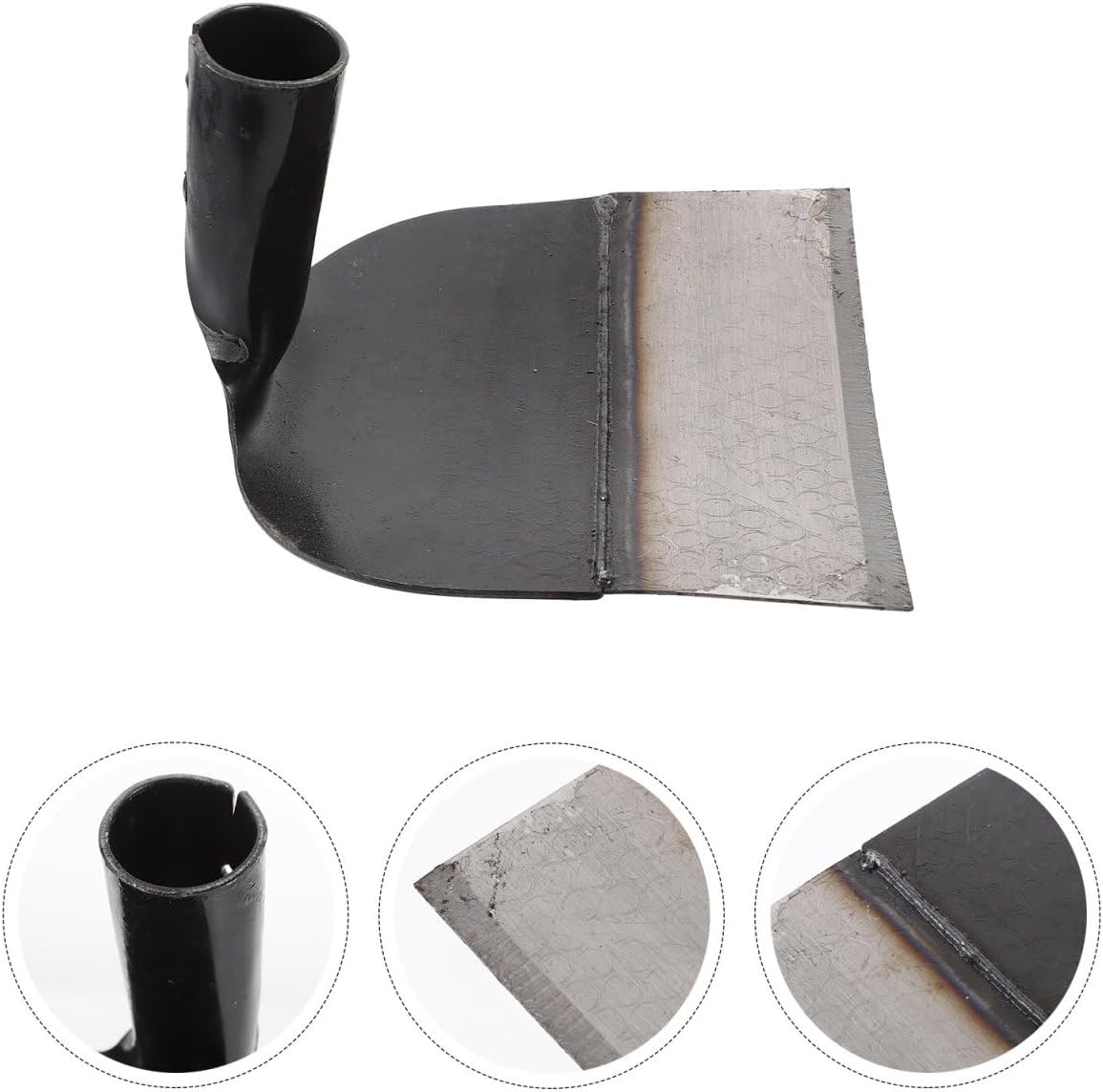 Hollow Hoe Garden Tool 8.38X6.69X4.80 Inch Heavy Duty Hand Tool for Weeding Soil Loosening Cultivating Backyard Gardening and Agriculture