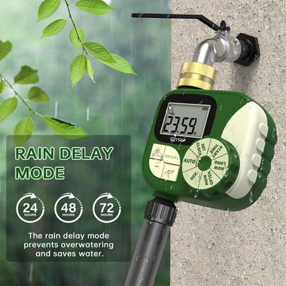 Hose Timer Water Timer for Garden Hose, Irrigation Timers with Brass Swivel