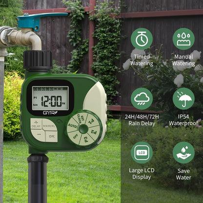 Hose Timer Water Timer for Garden Hose, Irrigation Timers with Brass Swivel
