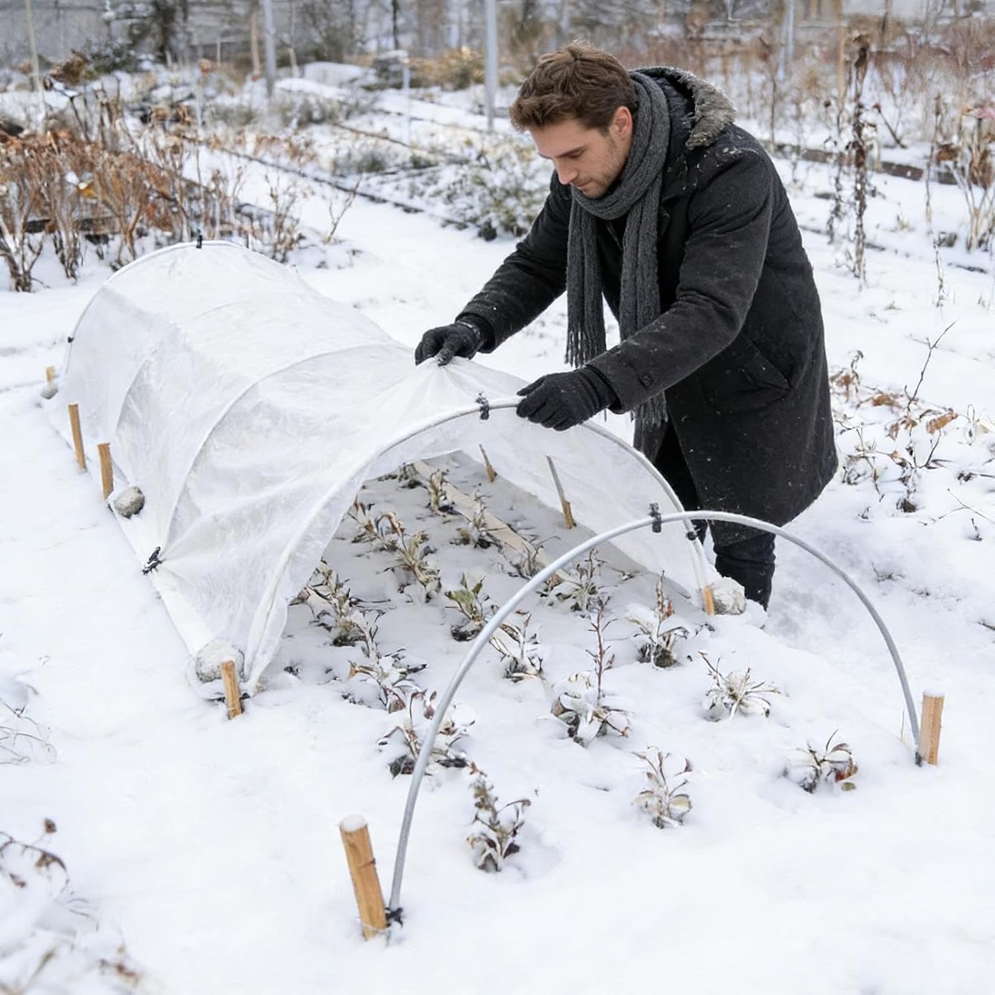 Frost Blankets for Outdoor Plants Floating Tree Protector