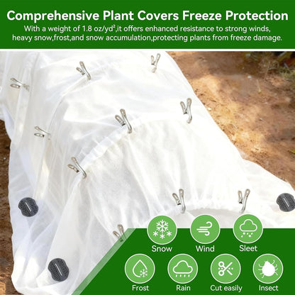 Frost Blankets for Outdoor Plants Floating Tree Protector