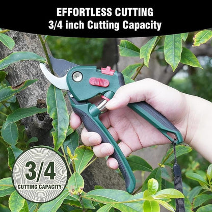 3-Piece Garden Pruning Tool Set, Includes Telescopic Lopper, Hedge Shears & Bypass Pruners for Branches, Hedges & Yard Work