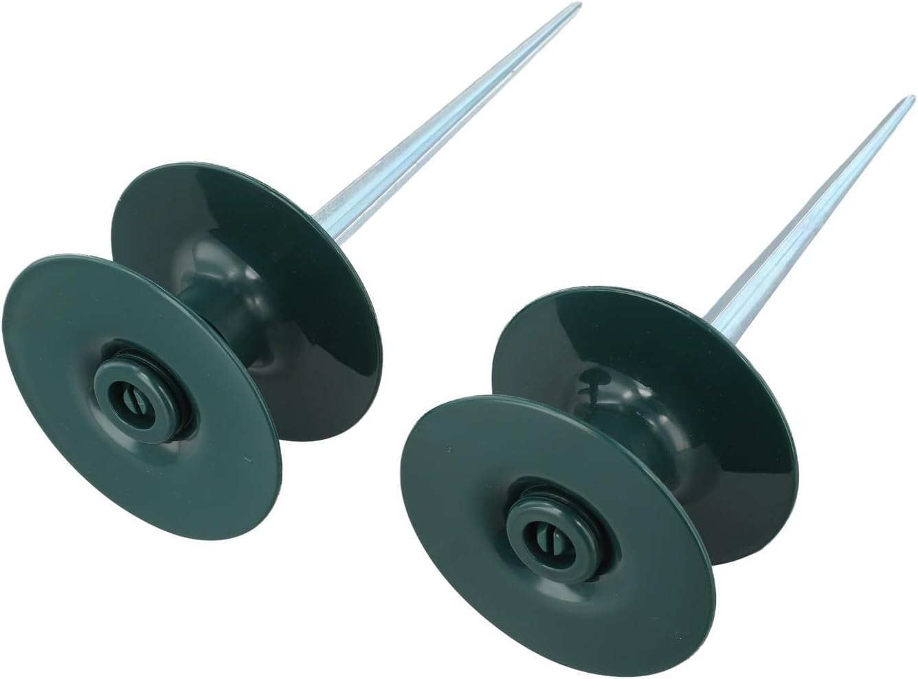 Garden Hose Roller Guide with Resin Wheel and Zinc Spike, Smooth Hose Path Protector for Yard and Garden Plants(2pcs)