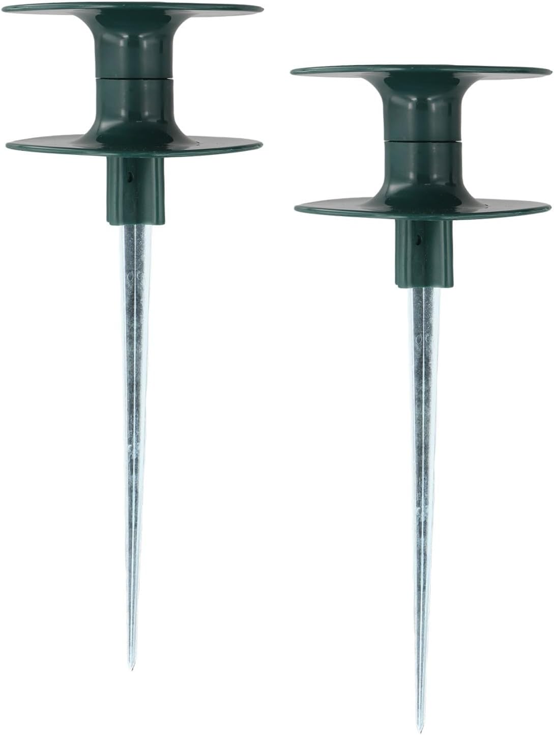 Garden Hose Roller Guide with Resin Wheel and Zinc Spike, Smooth Hose Path Protector for Yard and Garden Plants(2pcs)