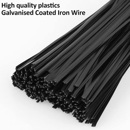 300 Pcs Plastic 5" Twist Ties for Bags, Wire Ties Reusable Twist Bread Ties for Household and Office Use
