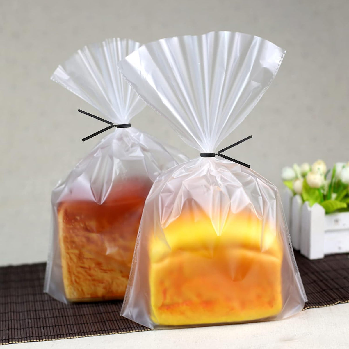 300 Pcs Plastic 5" Twist Ties for Bags, Wire Ties Reusable Twist Bread Ties for Household and Office Use