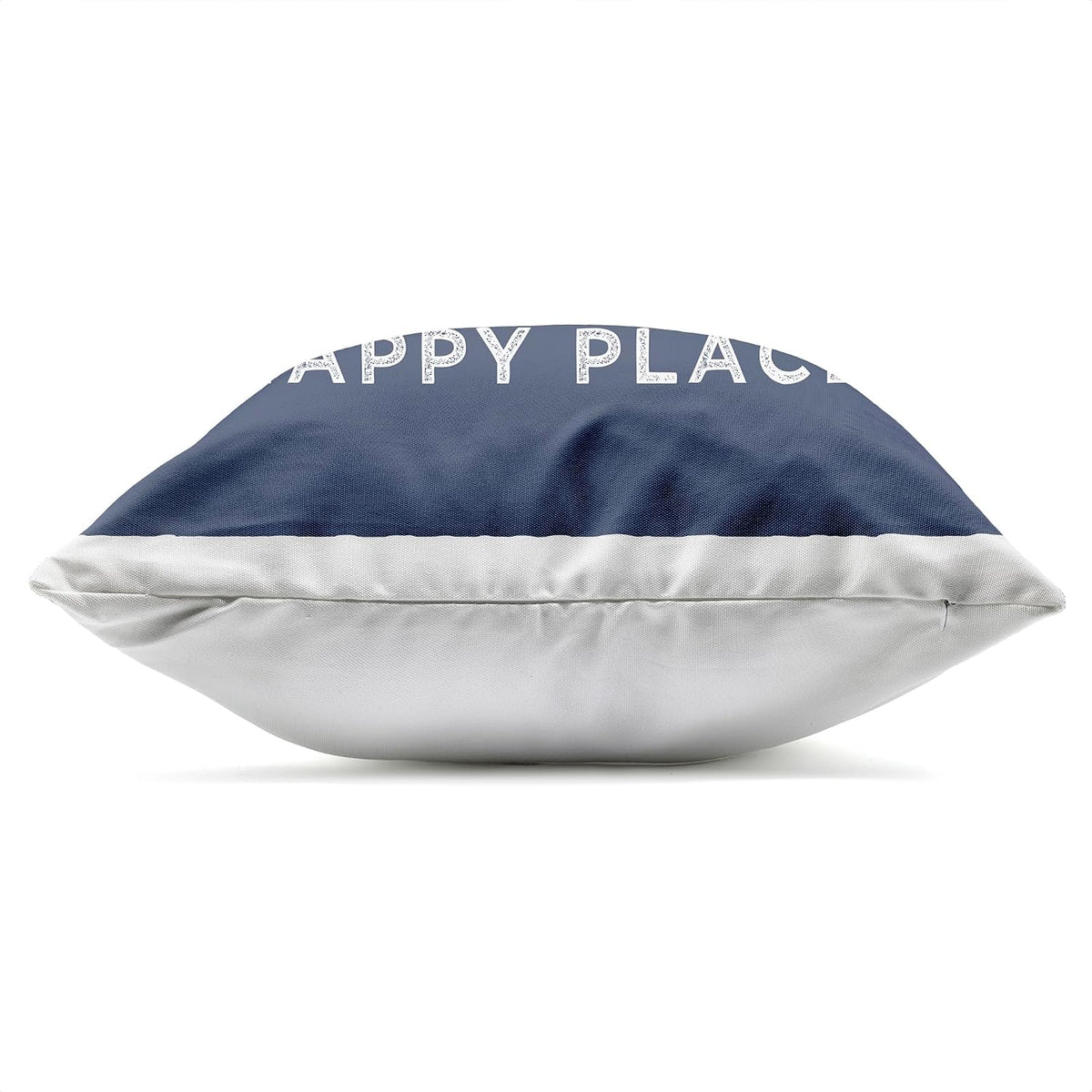 Lake is My Happy Place Canoe Row Printed, 18 x 18