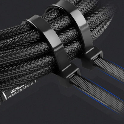 100Pcs 8Inch Heavy Duty Industrial Reusable Cable Wrap Ties