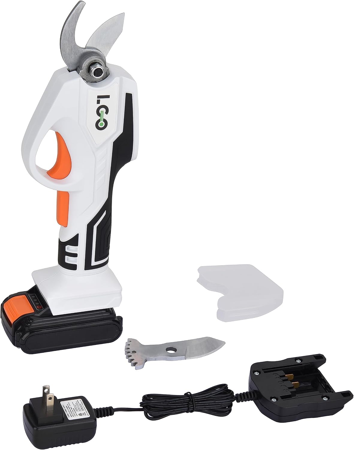 LIGO 7.2V Cordless Pruner for Garden Care with Safety Protection, Max 13mm Cutting Diameter incl. 2.0Ah Built-in Battery&Charger