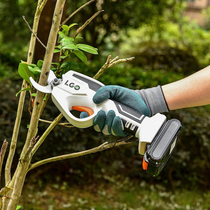 LIGO 7.2V Cordless Pruner for Garden Care with Safety Protection, Max 13mm Cutting Diameter incl. 2.0Ah Built-in Battery&Charger