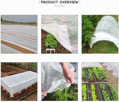 Plant Covers Freeze Protection 6×50Ft 0.95oz Frost Blanket, Row Cover for Vegetables