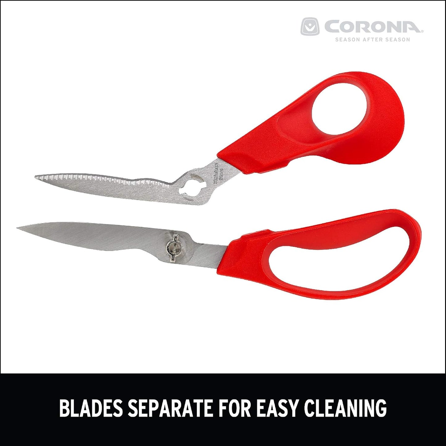 ComfortGEL Floral Scissors | Stainless Steel Garden Shears for Flowers & Stems | FS 3394,Red