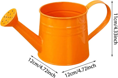 Metal Long Spout Watering Can with Ergonomic Handle, Balanced Design for Easy Pouring, 1L for Watering Indoor Houseplants, Outdoor Flowers, Garden Beds and Lawn Areas (Pink)