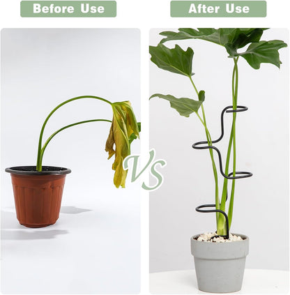 Plant Support Stakes - 3 Pack Durable Metal Trellis for Monstera