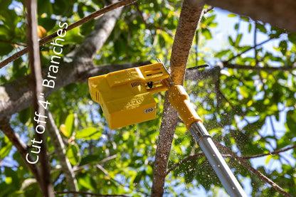 Wireless Remote Control Electric Pole Saw - 35ft High Reach Tree Pruner for DIY - Ultra Light Portable Design - Cuts 4" Branches Safely - Attaches to Any Telescopic Pole - SFT20-2 V2