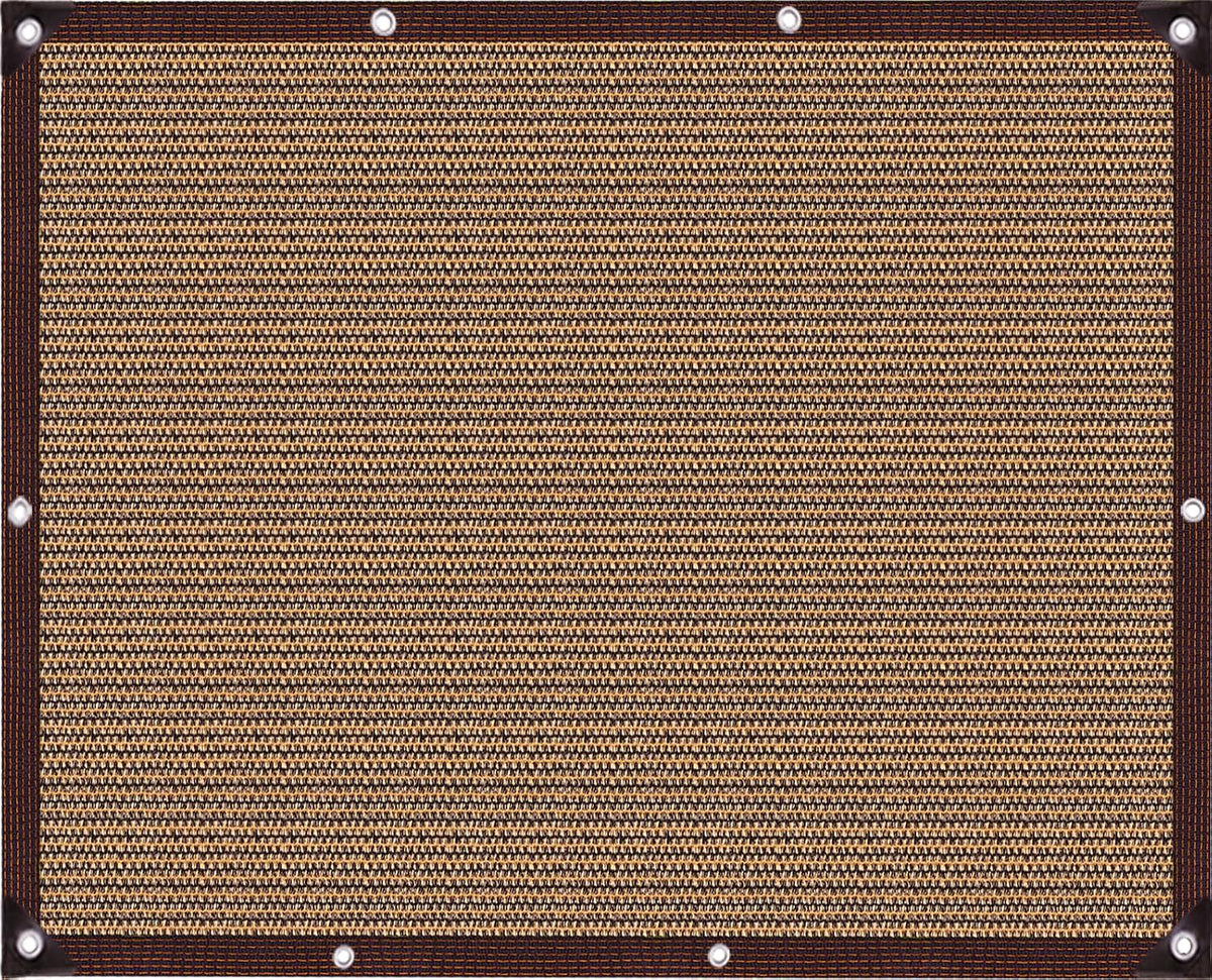 Garden Shade Cloth 10x10ft UV 70% Sunblock Outdoor Sun Shade with Grommets Sun Shade Outdoor Cover Plant Covers Freeze Protection Shade Cloth for Chicken Coop Cover Brown10x10FT - Colors B
