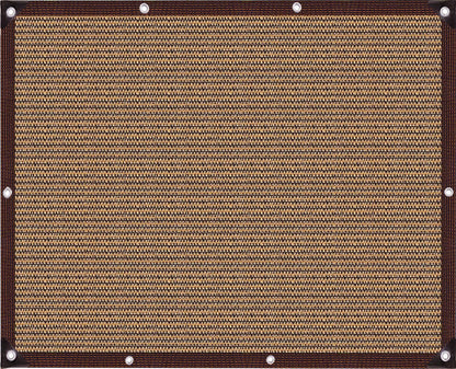 Garden Shade Cloth 10x10ft UV 70% Sunblock Outdoor Sun Shade with Grommets Sun Shade Outdoor Cover Plant Covers Freeze Protection Shade Cloth for Chicken Coop Cover Brown10x10FT - Colors B