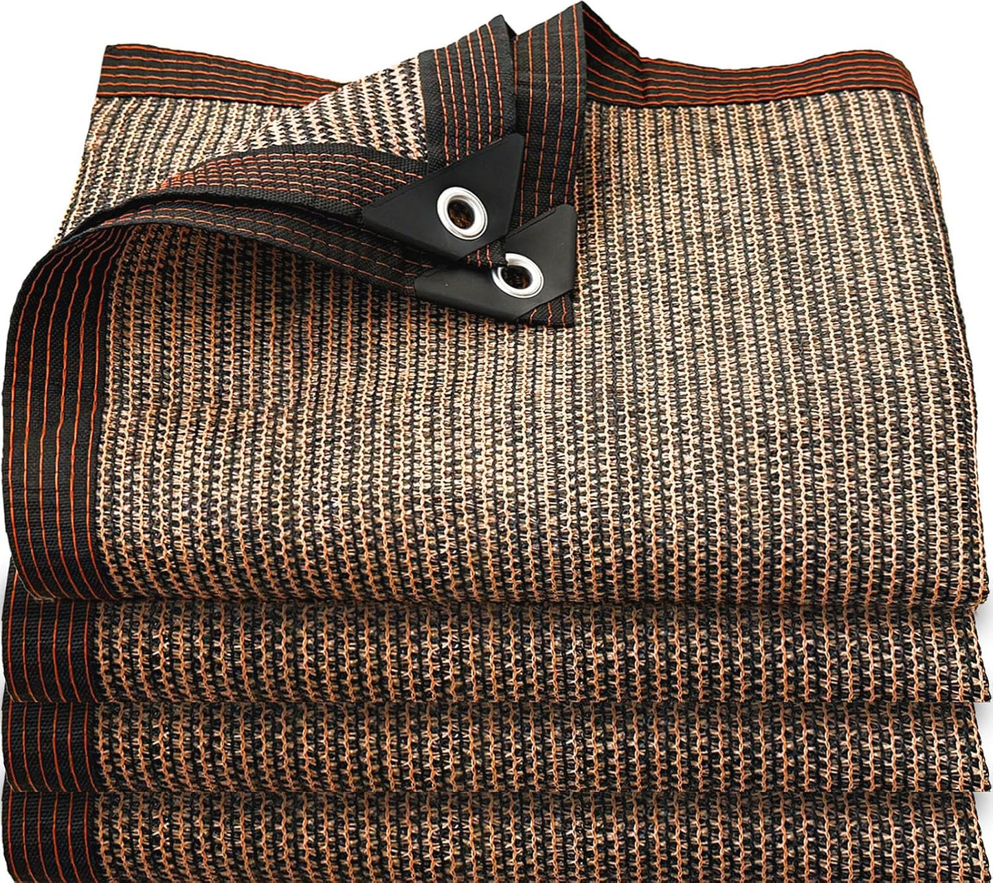 Garden Shade Cloth 10x10ft UV 70% Sunblock Outdoor Sun Shade with Grommets Sun Shade Outdoor Cover Plant Covers Freeze Protection Shade Cloth for Chicken Coop Cover Brown10x10FT - Colors B