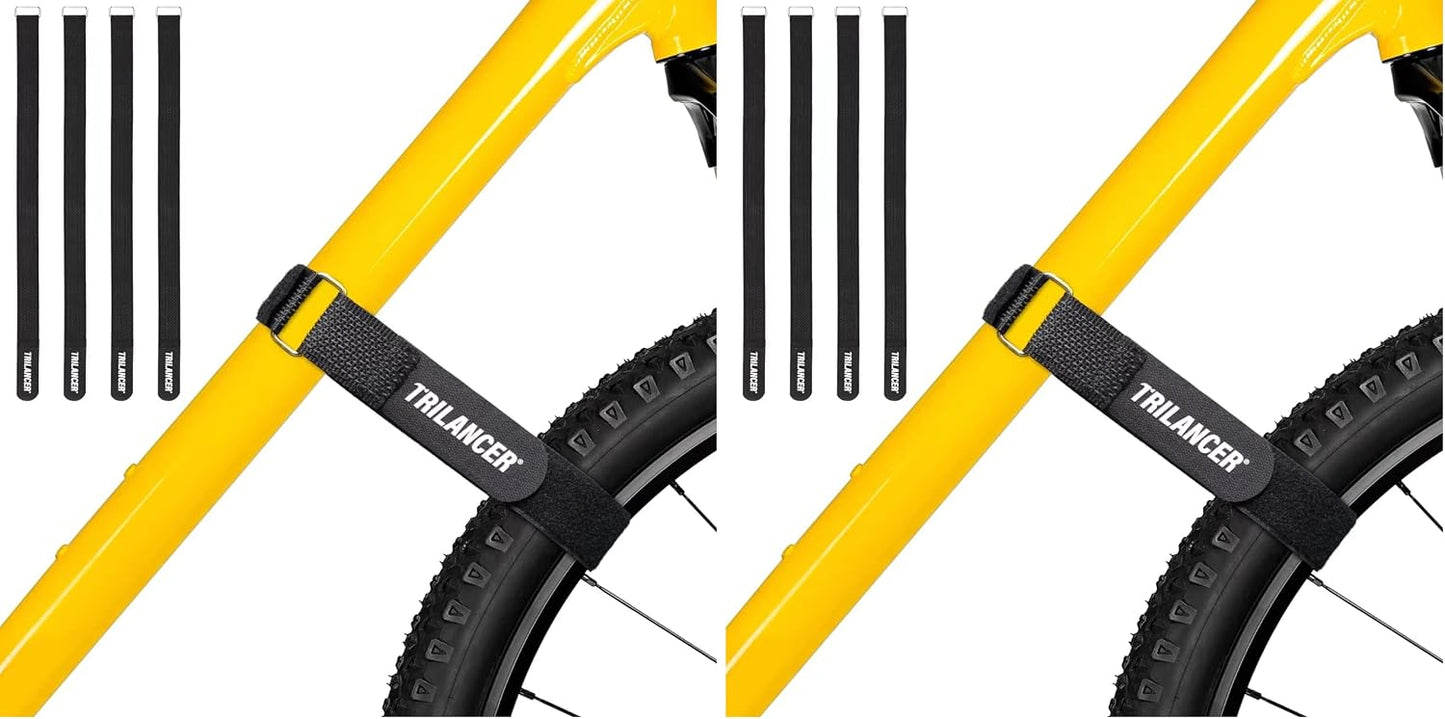 Bike Rack Straps, 4-Pack Bike Wheel Stabilizer Strap 26'' x 1.5''