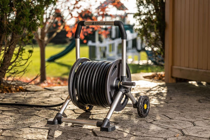 Gorilla Mobile Aluminum Garden Hose Reel, 225 Ft, Zero-Rust, No-Leak Brass