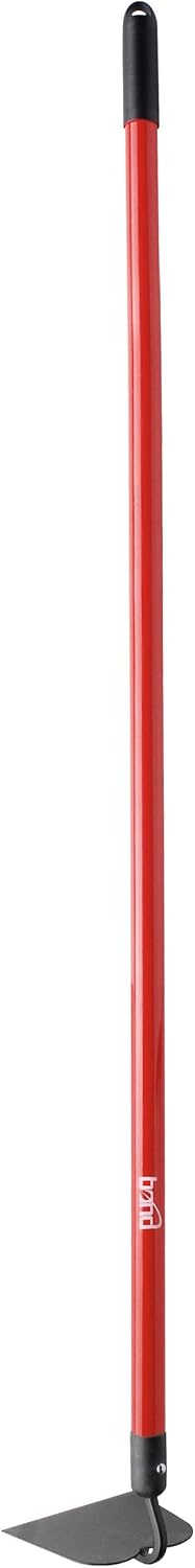 Bond Manufacturing LH004 Long-Handle Fiberglass Garden Hoe, Red