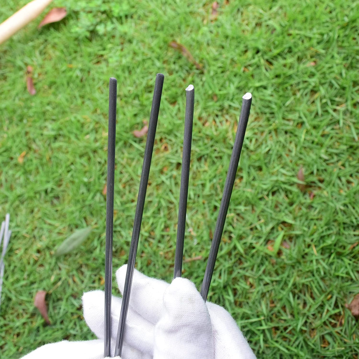 6" Galvanized Landscape Staples Garden Stakes Pins 24 Pack
