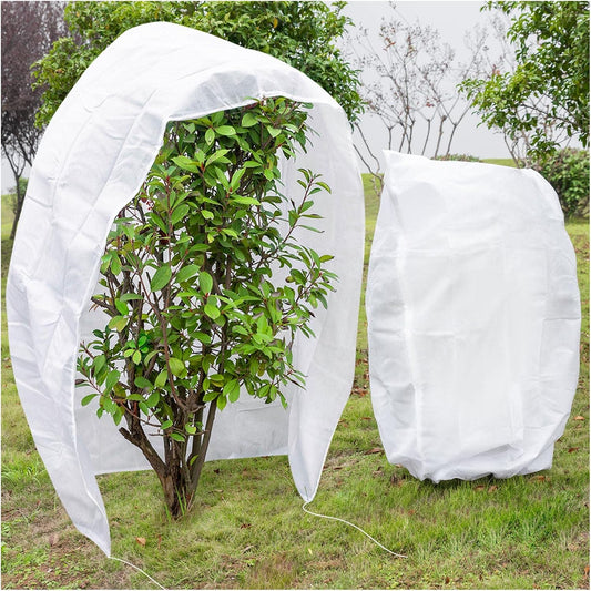 2 Pcs Plant Covers Freeze Protection, Frost Cloth Plant Freeze Protection