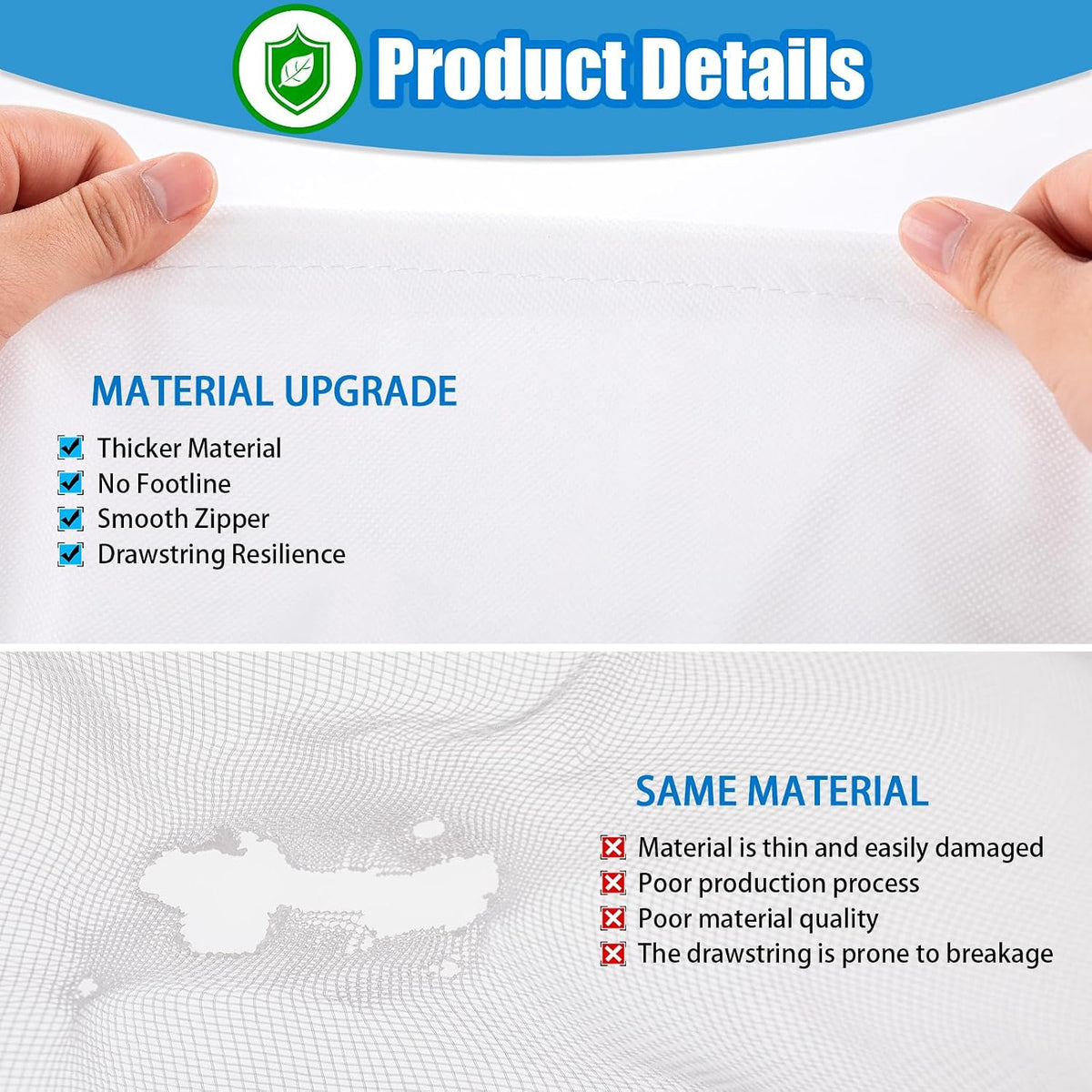 2 Pcs Plant Covers Freeze Protection, Frost Cloth Plant Freeze Protection