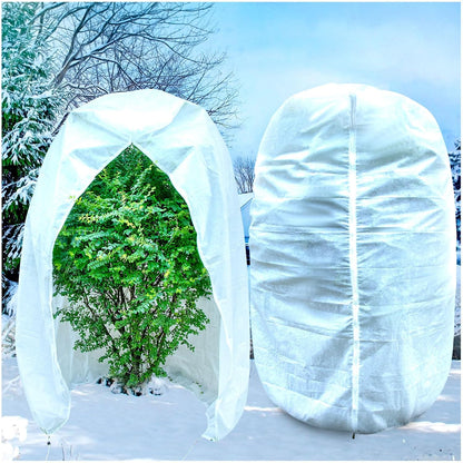 2 Pcs Plant Covers Freeze Protection, Frost Cloth Plant Freeze Protection