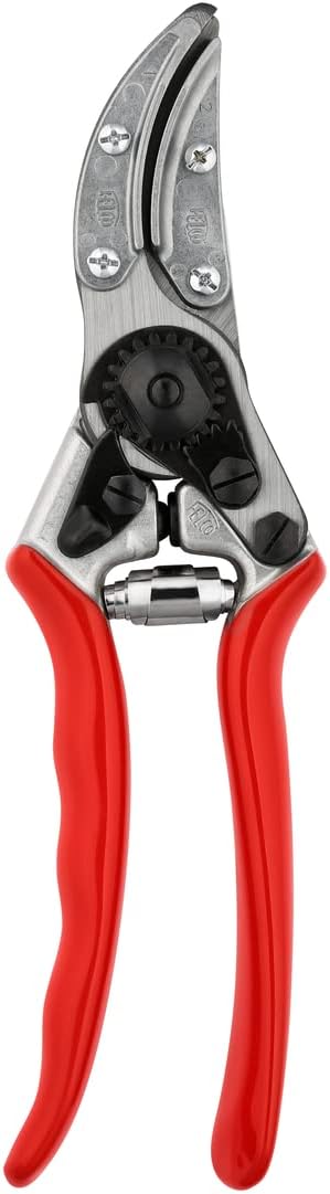 100 Cut and Hold Pruning Shears – Precision Swiss-Made Floral and Rose Shears with Stem-Gripping System Ideal for Cut Flower Harvest