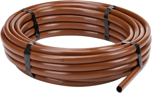 R292DP 1/2-Inch Drip-A-Long Dripline with 1 GPH Pressure Compensating Emitters, 18-Inch Spacing, 50-Foot, for Drip Irrigation and Drip Irrigation Systems, Black
