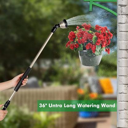 36” Watering Wand for Garden Hose, Heavy Duty Hose Sprayer Nozzle
