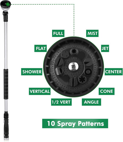 36” Watering Wand for Garden Hose, Heavy Duty Hose Sprayer Nozzle