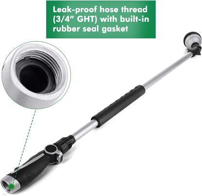 36” Watering Wand for Garden Hose, Heavy Duty Hose Sprayer Nozzle