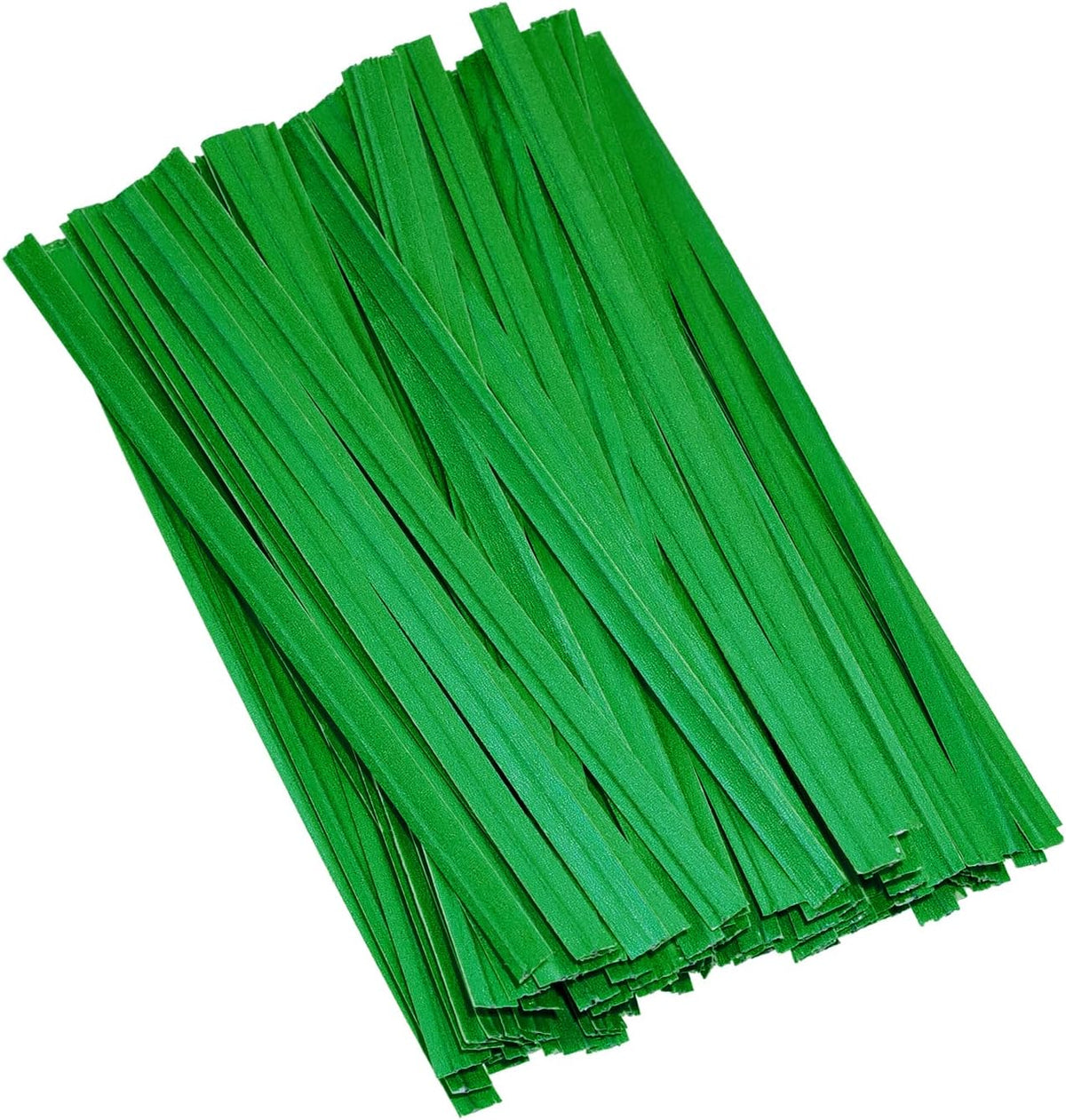 120pcs Kraft Paper Twist Ties Plant Ties 4inch Reusable Bread Twist Ties Cake pop Ties Cable Ties Candy Ties for Bags (Green)