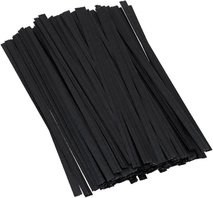 120pcs Kraft Paper Twist Ties Plant Ties 4inch Reusable Bread Twist Ties Cake pop Ties Cable Ties Candy Ties for Bags (Green)
