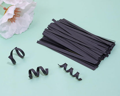 120pcs Kraft Paper Twist Ties Plant Ties 4inch Reusable Bread Twist Ties Cake pop Ties Cable Ties Candy Ties for Bags (Green)