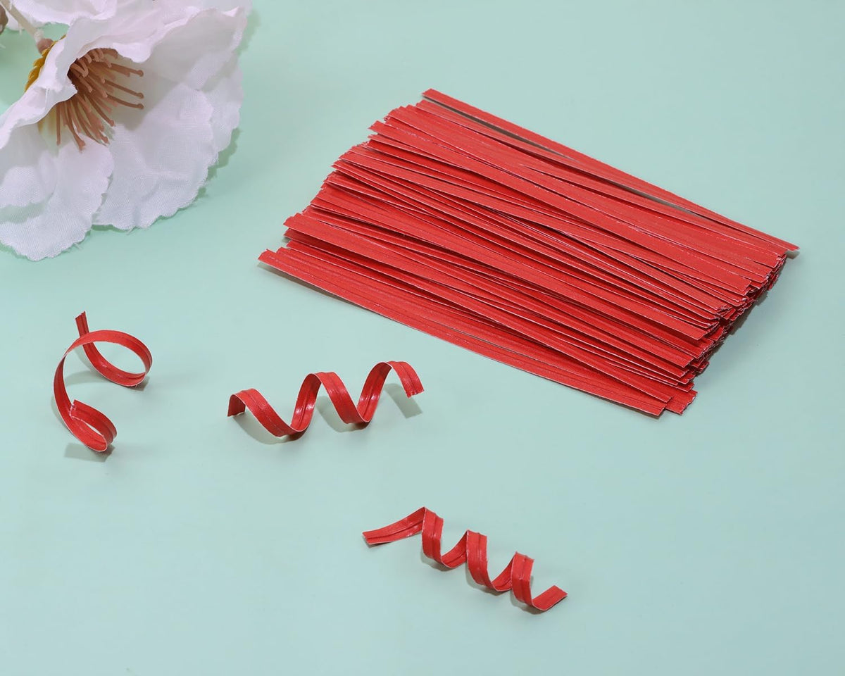 120pcs Kraft Paper Twist Ties Plant Ties 4inch Reusable Bread Twist Ties Cake pop Ties Cable Ties Candy Ties for Bags (Green)