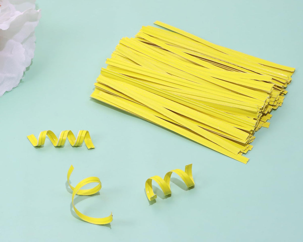 120pcs Kraft Paper Twist Ties Plant Ties 4inch Reusable Bread Twist Ties Cake pop Ties Cable Ties Candy Ties for Bags (Green)