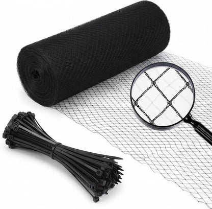 Bird Netting 7.5x100 FT Heavy Duty 1/2 Inch Mesh Garden Netting